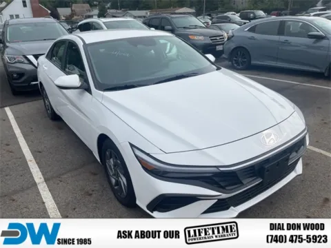 White 2024 Hyundai Elantra SEL for sale in Athens, OH