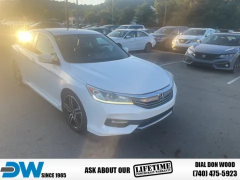 White 2016 Honda Accord Sport for sale in Athens, OH