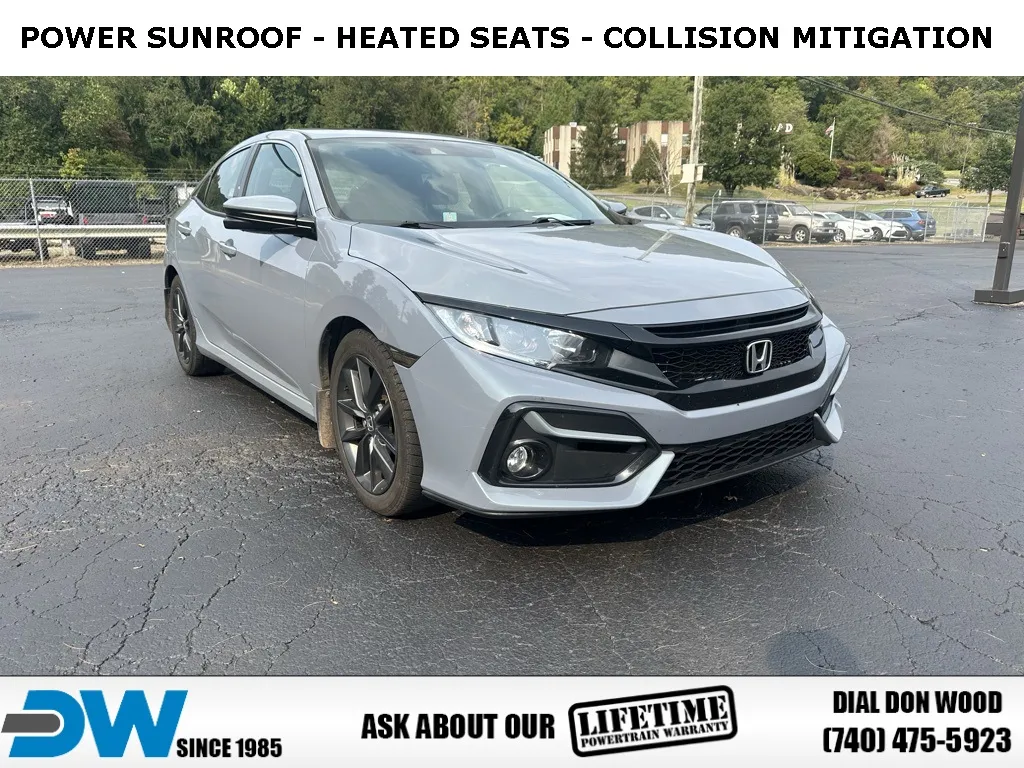 Gray 2021 Honda Civic EX for sale in Athens, OH