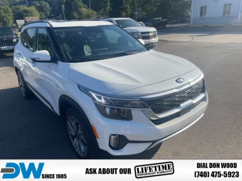 White 2021 Kia Seltos SX for sale in Athens, OH