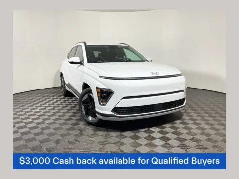 White 2025 Hyundai Kona Electric SEL for sale in Athens, OH