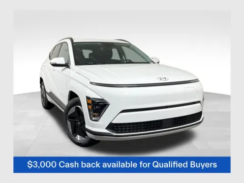 White 2025 Hyundai Kona Electric SEL for sale in Athens, OH
