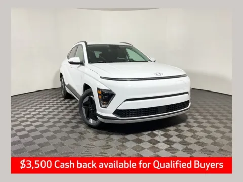 White 2025 Hyundai Kona Electric SEL for sale in Athens, OH