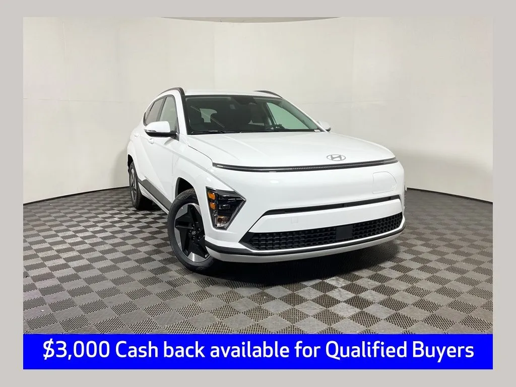 White 2025 Hyundai Kona Electric SEL for sale in Athens, OH