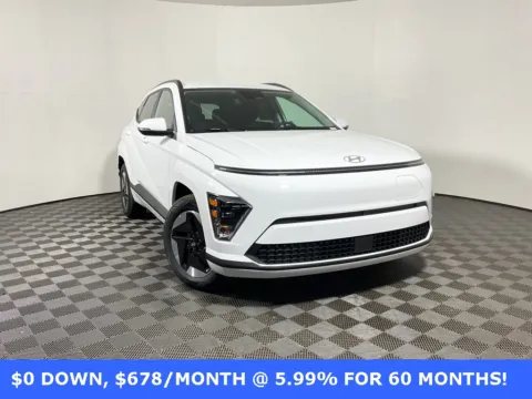 White 2025 Hyundai Kona Electric SEL for sale in Athens, OH