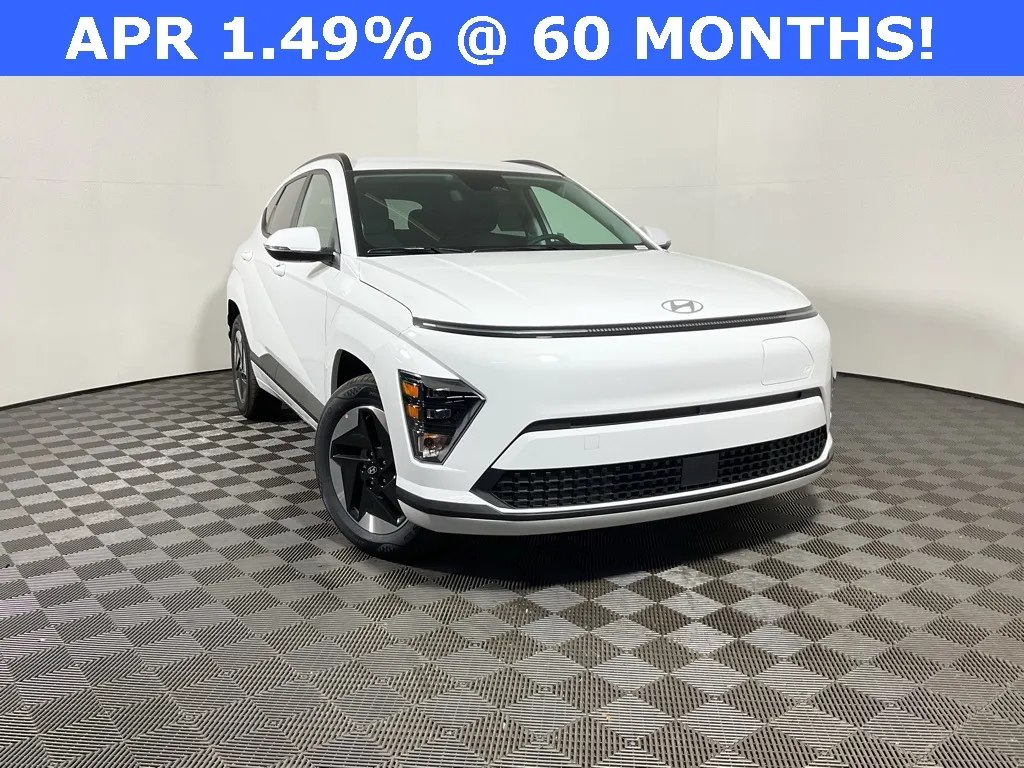 White 2025 Hyundai Kona Electric SEL for sale in Athens, OH