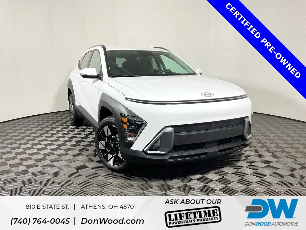 White 2025 Hyundai Kona SEL for sale in Athens, OH