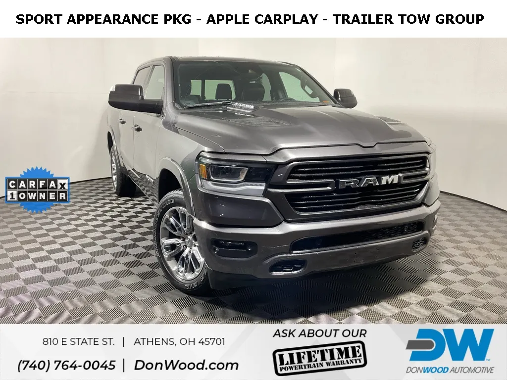 Gray 2022 Ram 1500 Laramie for sale in Athens, OH