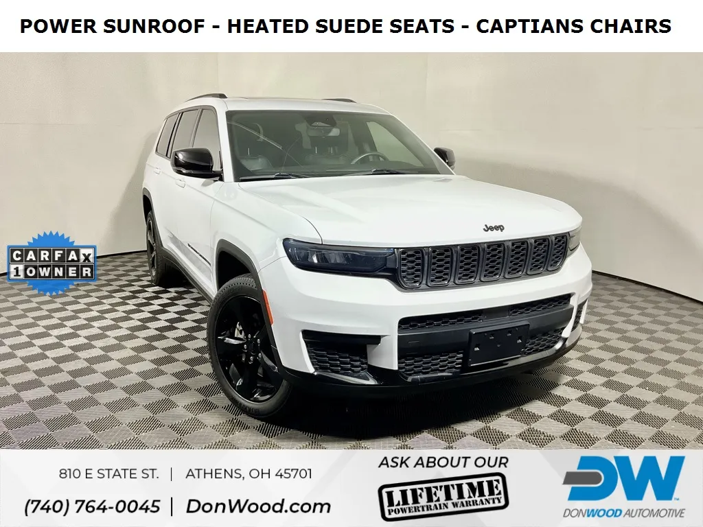 White 2021 Jeep Grand Cherokee L Altitude for sale in Athens, OH