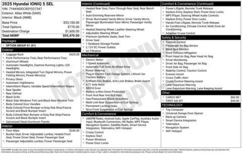 Another view of 2025 Hyundai IONIQ 5 SEL for sale in Athens, OH at Don Wood Hyundai