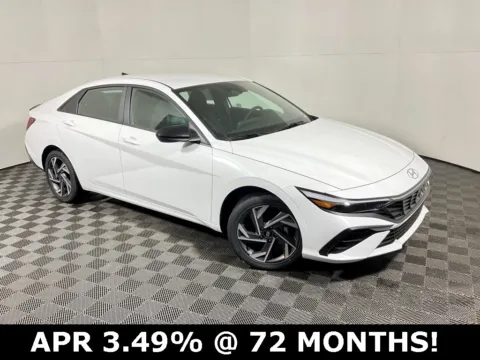 White 2025 Hyundai Elantra Hybrid SEL Sport for sale in Athens, OH