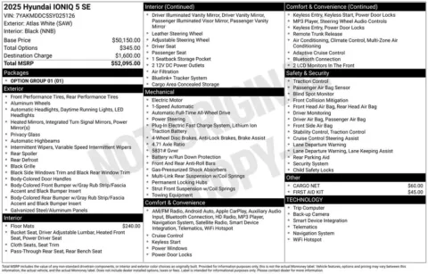 Another view of 2025 Hyundai IONIQ 5 SE for sale in Athens, OH at Don Wood Hyundai