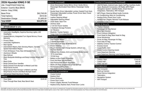 Another view of 2026 Hyundai IONIQ 9 SE for sale in Athens, OH at Don Wood Hyundai