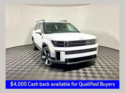 White 2026 Hyundai Santa Fe Hybrid Limited for sale in Athens, OH