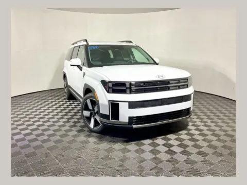 White 2026 Hyundai Santa Fe Hybrid Limited for sale in Athens, OH