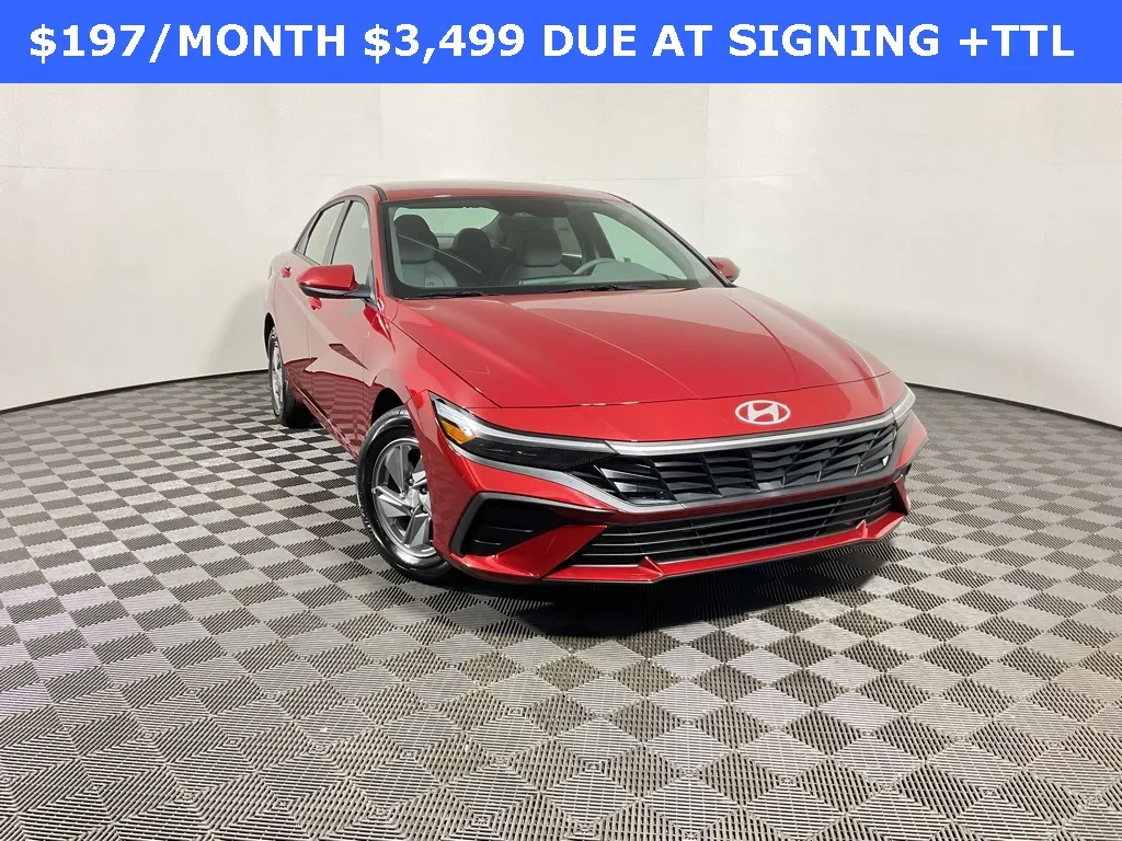 Red 2025 Hyundai Elantra SE for sale in Athens, OH