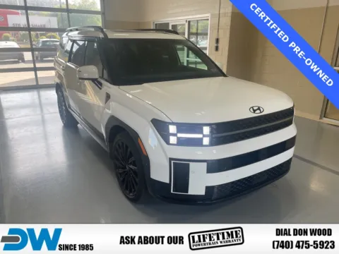 White 2024 Hyundai Santa Fe Calligraphy for sale in Athens, OH
