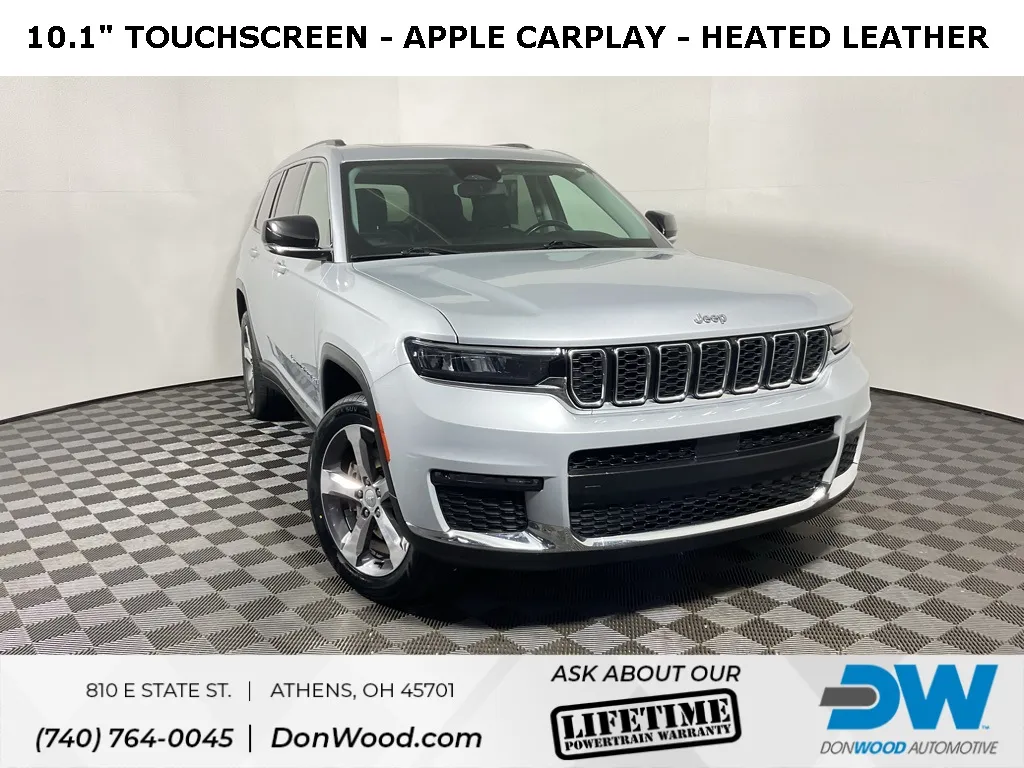 Silver 2021 Jeep Grand Cherokee L Limited for sale in Athens, OH