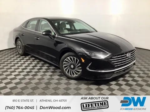 Black 2022 Hyundai Sonata Hybrid Limited for sale in Athens, OH