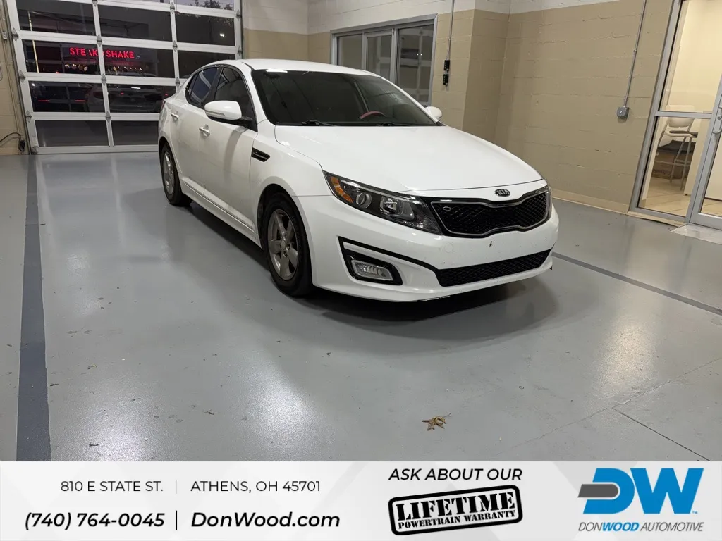 White 2015 Kia Optima LX for sale in Athens, OH