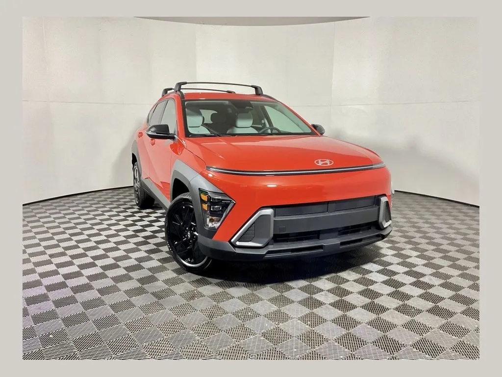 Orange 2026 Hyundai Kona SEL Sport for sale in Athens, OH