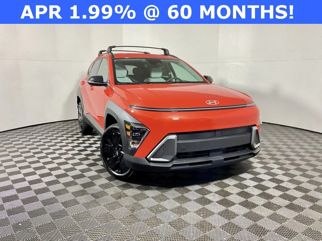Orange 2026 Hyundai Kona SEL Sport for sale in Athens, OH