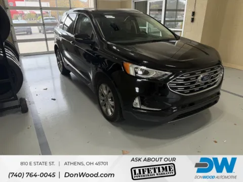 Black 2019 Ford Edge Titanium for sale in Athens, OH
