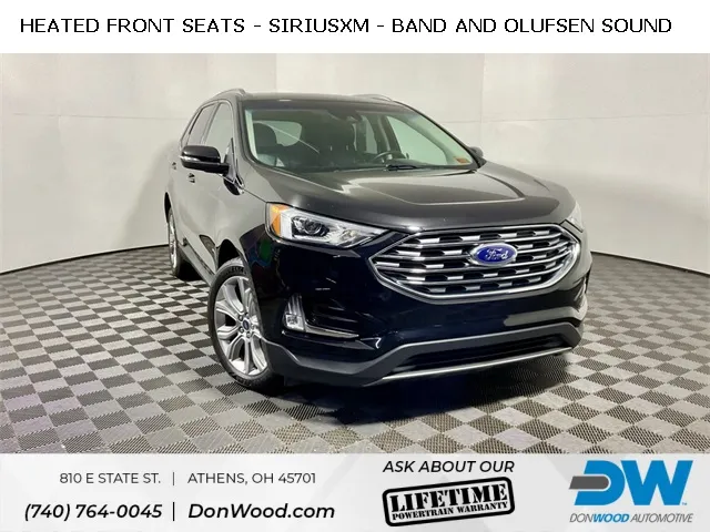 Black 2019 Ford Edge Titanium for sale in Athens, OH