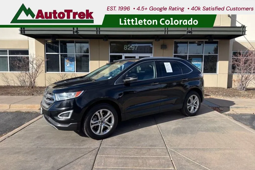 Black 2018 Ford Edge Titanium for sale in Littleton, CO