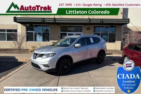 Silver 2016 Nissan Rogue SV for sale in Littleton, CO