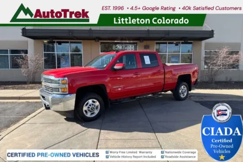 Red 2018 Chevrolet Silverado 2500HD LT for sale in Littleton, CO