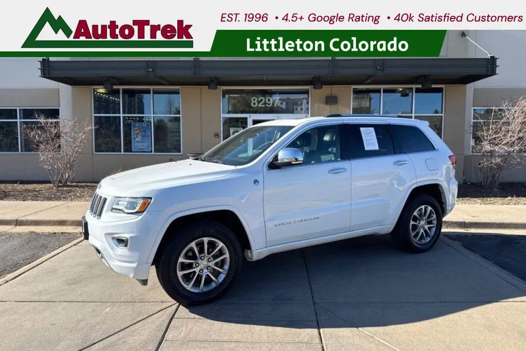 White 2015 Jeep Grand Cherokee Overland for sale in Littleton, CO
