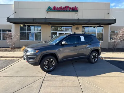Gray 2018 Jeep Compass Trailhawk 4x4 for sale in Littleton, CO