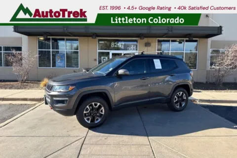 Gray 2018 Jeep Compass Trailhawk 4x4 for sale in Littleton, CO