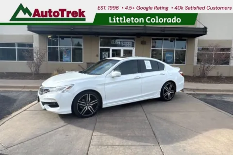 White 2017 Honda Accord Touring V6 for sale in Littleton, CO