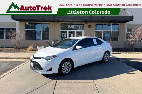 White 2017 Toyota Corolla LE for sale in Littleton, CO