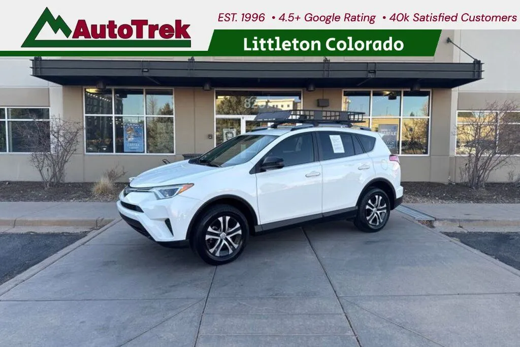 White 2017 Toyota RAV4 LE for sale in Littleton, CO