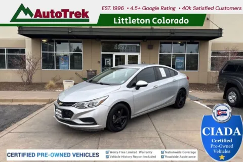 Silver 2018 Chevrolet Cruze LS Auto for sale in Littleton, CO