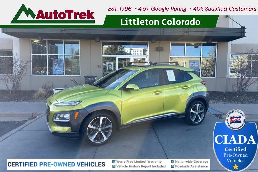 Green 2019 Hyundai Kona Ultimate for sale in Littleton, CO