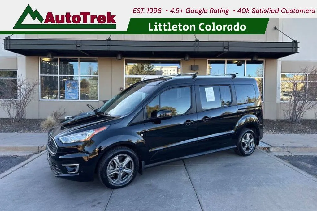 Black 2019 Ford Transit Connect Titanium for sale in Littleton, CO