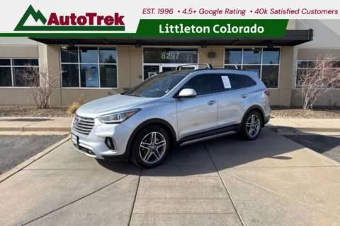 Silver 2017 Hyundai Santa Fe Limited Ultimate for sale in Littleton, CO