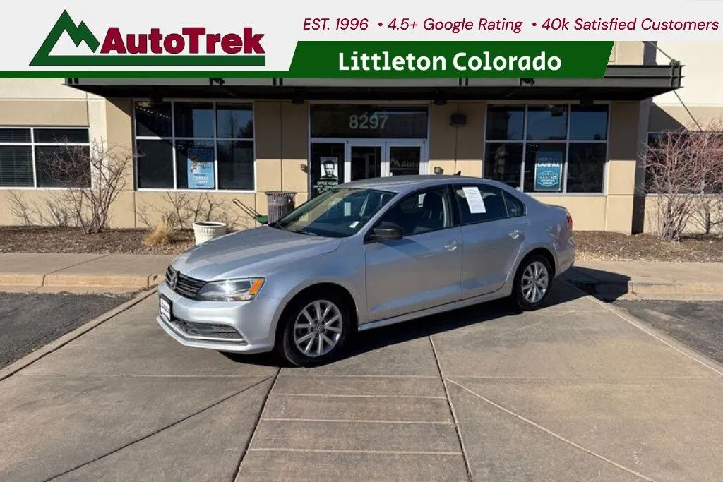 Silver 2015 Volkswagen Jetta 1.8T SE for sale in Littleton, CO