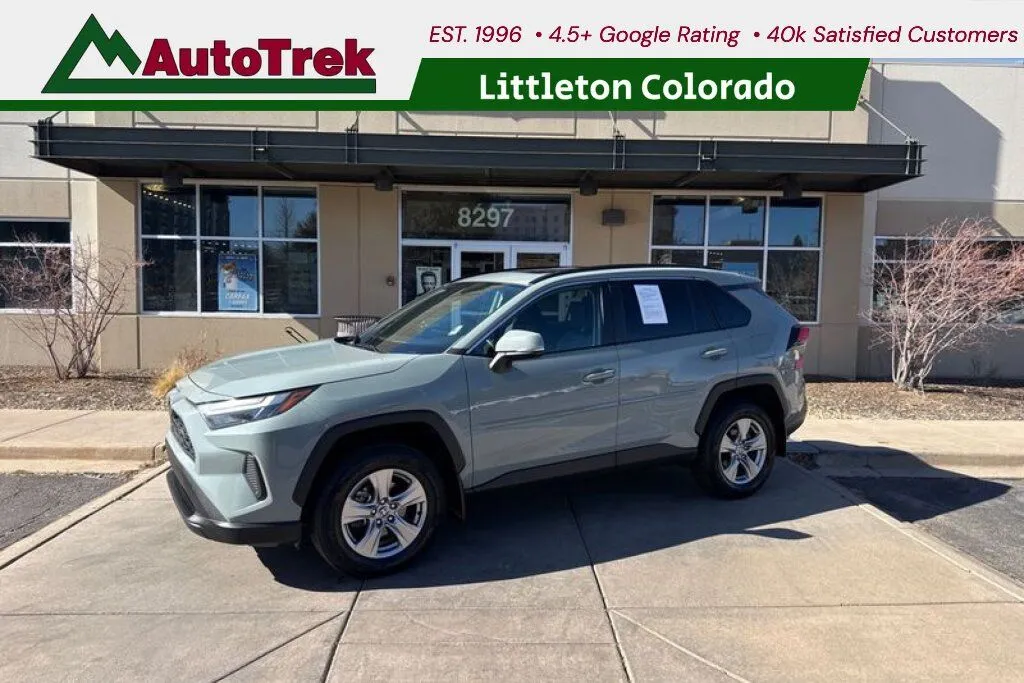 Silver 2022 Toyota RAV4 XLE for sale in Littleton, CO