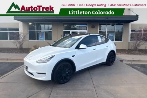 White 2021 Tesla Model Y Long Range Dual Motor All-Wheel Drive for sale in Littleton, CO