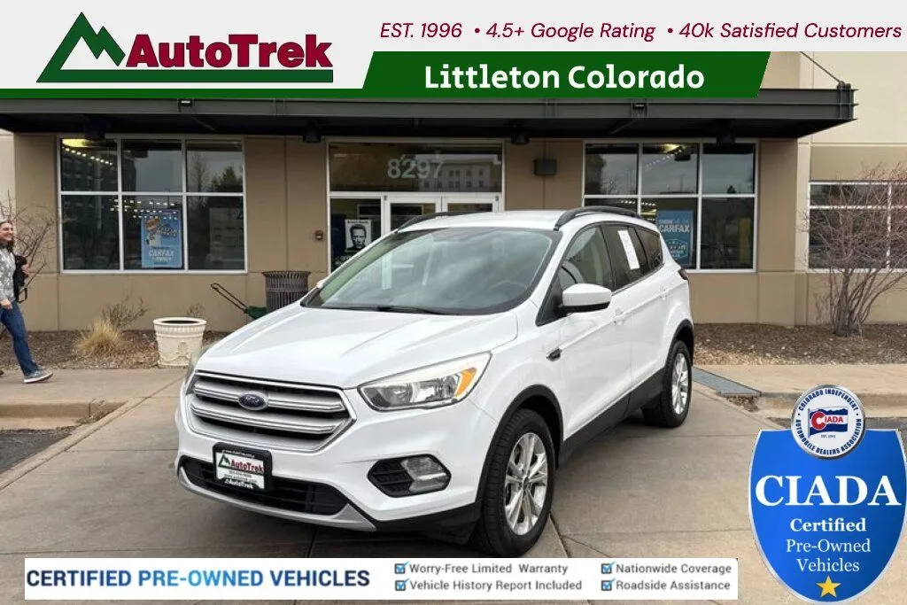White 2018 Ford Escape SE for sale in Littleton, CO