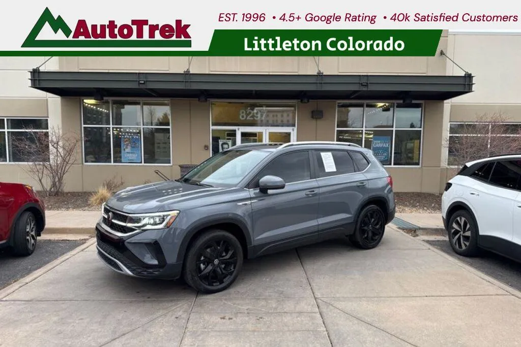Gray 2023 Volkswagen Taos 1.5T SEL for sale in Littleton, CO