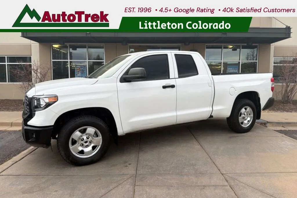 White 2019 Toyota Tundra SR 5.7L V8 for sale in Littleton, CO