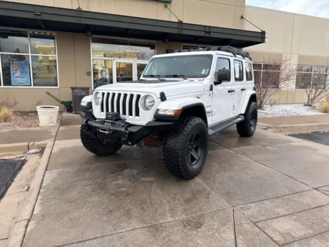 Another view of 2018 Jeep Wrangler Unlimited Sahara 4x4 for sale in Littleton, CO at AutoTrek