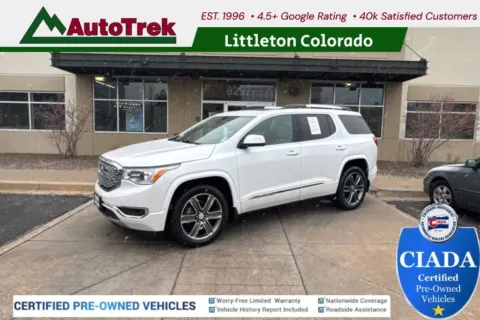White 2019 GMC Acadia Denali for sale in Littleton, CO
