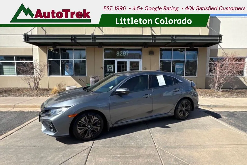 Gray 2018 Honda Civic EX for sale in Littleton, CO